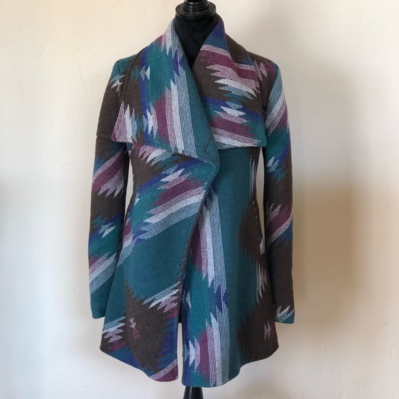 Thread & Supply Jackets & Blazers - Thread & Supply Aztec Blanket Wrap Jacket Coat